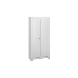 Szafa dwudrzwiowa TERNI 02 91,5 cm - szary srebrny