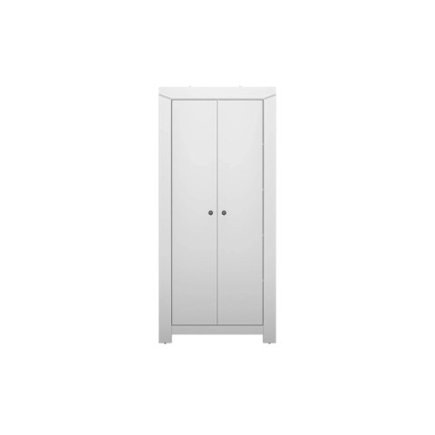 Szafa dwudrzwiowa TERNI 02 91,5 cm - szary srebrny