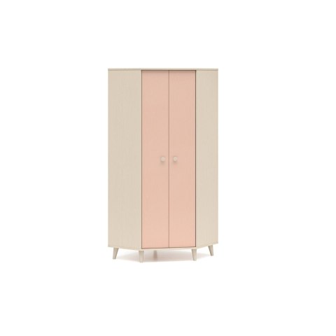Szafa narożna MEVEL 01 80×80 cm - Piasek Pustyni / Millenial Pink lub Szary Pallad