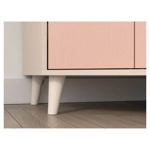 Szafa narożna MEVEL 01 80×80 cm - Piasek Pustyni / Millenial Pink lub Szary Pallad