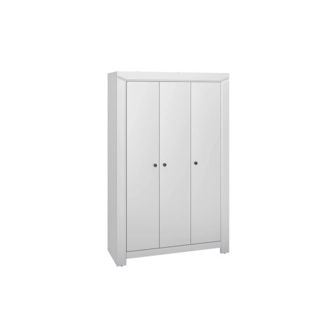 Szafa trzydrzwiowa TERNI 01 127 cm - szary srebrny