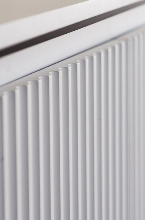 Szafka RTV TREND TR-05 167 cm z LED - biały/czarny