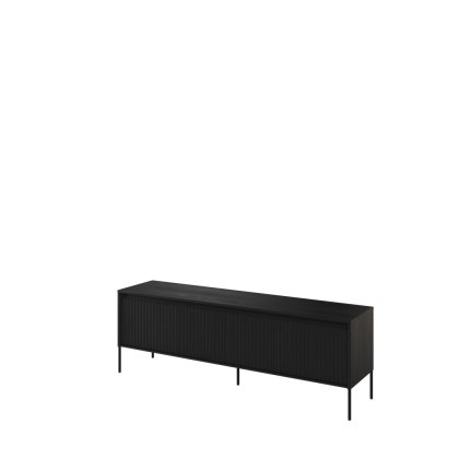 Szafka RTV TREND TR-05 167 cm z LED - czarny