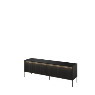 Szafka RTV TREND TR-05 167 cm z LED - czarny