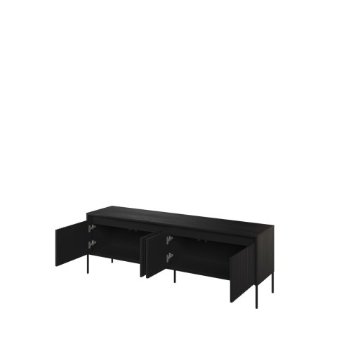 Szafka RTV TREND TR-05 167 cm z LED - czarny