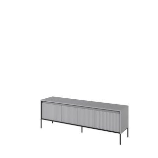 Szafka RTV TREND TR-05 167 cm z LED - szary/czarny