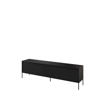 Szafka RTV TREND TR-06 193 cm z LED - czarny