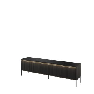 Szafka RTV TREND TR-06 193 cm z LED - czarny