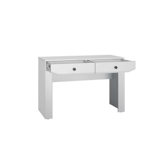 Toaletka TERNI 10 z 2 szufladami 117 cm - szary srebrny