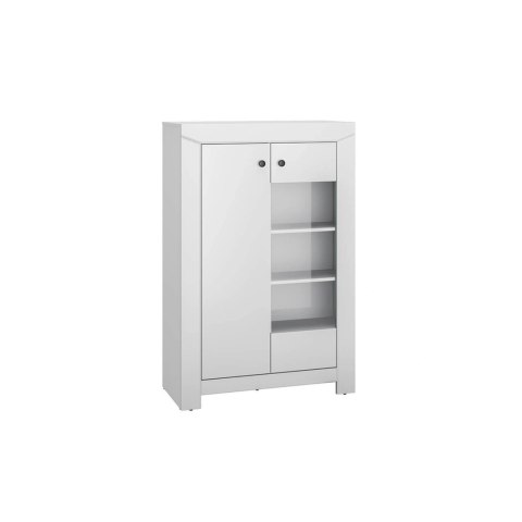 Witryna TERNI 15 2-drzwiowa 91,5 cm - szary srebrny