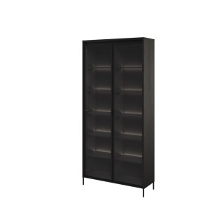 Witryna TREND TR-07 92 cm z LED - czarny