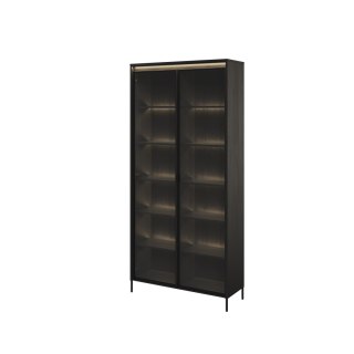 Witryna TREND TR-07 92 cm z LED - czarny
