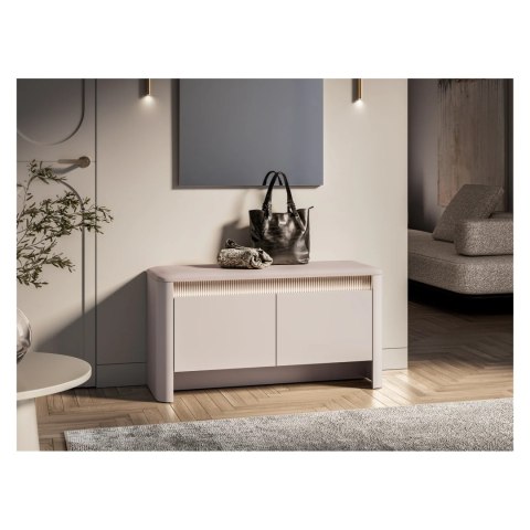 Crupet 05 - niska szafka do przedpokoju 102 cm, Cashmere