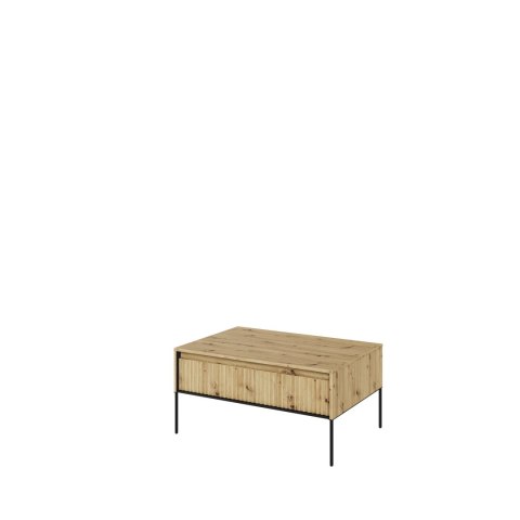 Stolik kawowy TREND TR-09 100 cm - dąb artisan/czarny