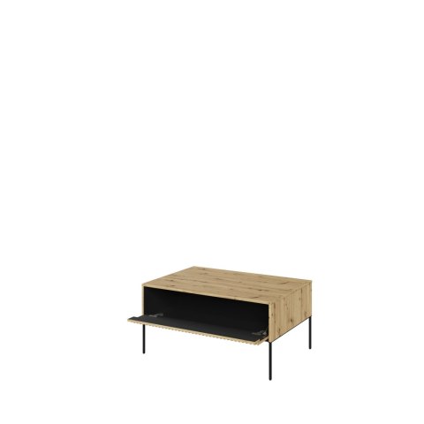 Stolik kawowy TREND TR-09 100 cm - dąb artisan/czarny