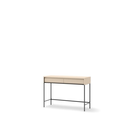 Toaletka TREND TS-09 112 cm z LED - beż piaskowy/czarny