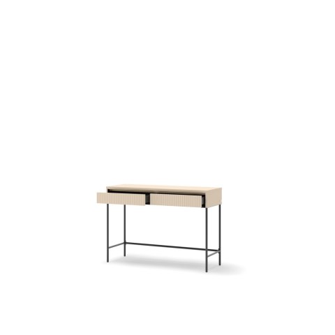 Toaletka TREND TS-09 112 cm z LED - beż piaskowy/czarny