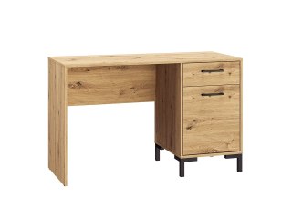 Biurko NEVIO 23 - dąb Artisan / czarny