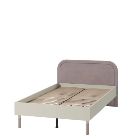 Łóżko Harmony HR-11 120 × 200 ze stelażem - kaszmir / truflowy