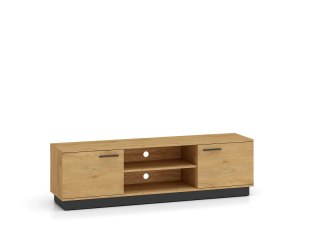 Szafka RTV Modesto 06 170 cm - dąb stylowy / czarny