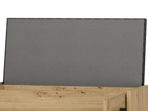 Szafka na buty z siedziskiem NEVIO 04 - dąb Artisan / czarny