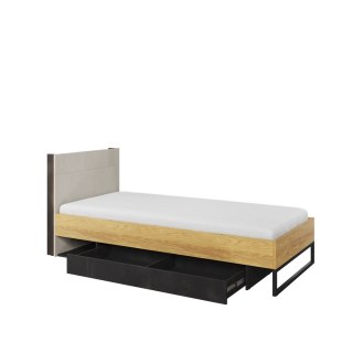 Teen Flex TF-16 - łóżko młodzieżowe 90x200 z szufladą i LED