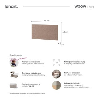 WOOW WO-13 - panel tapicerowany Gemma 13, 1 szt.