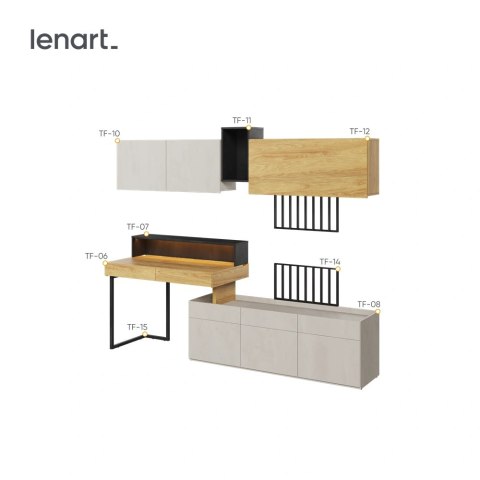 Teen Flex SET-02 - kompletna strefa nauki i przechowywania