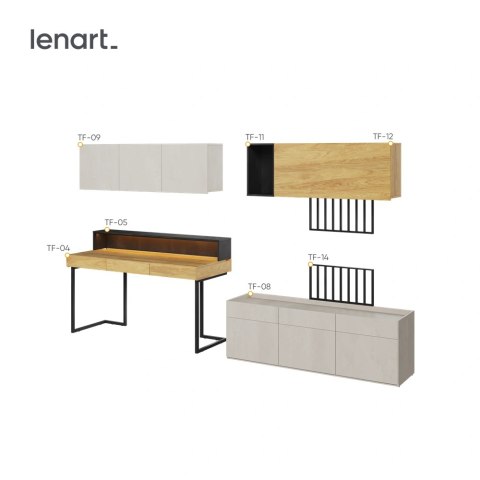 Teen Flex SET-09A - kompletna strefa nauki i przechowywania