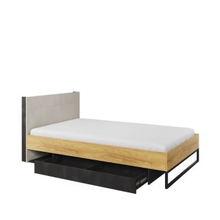 Teen Flex TF-17 - łóżko młodzieżowe 120x200 z szufladą i LED