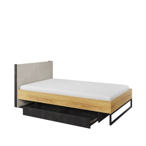 Teen Flex TF-17 - łóżko młodzieżowe 120x200 z szufladą i LED