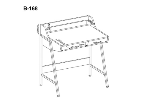 Biurko B-168 dąb - Signal