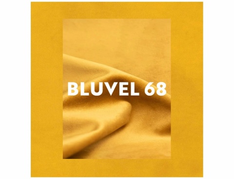 Pufa Lori Velvet curry tkanina aksamit - Signal