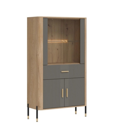 DANTE DT12 WITRYNA NISKA - szary mat