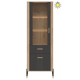 DANTE DT13 WITRYNA L/P - antracyt mat