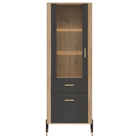 DANTE DT13 WITRYNA L/P - antracyt mat