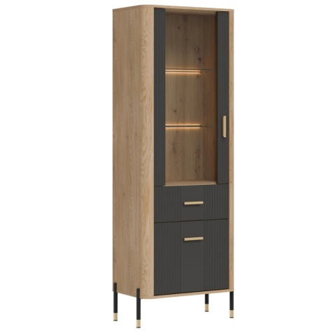 DANTE DT13 WITRYNA L/P - antracyt mat