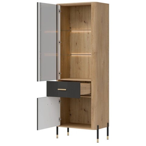 DANTE DT13 WITRYNA L/P - antracyt mat