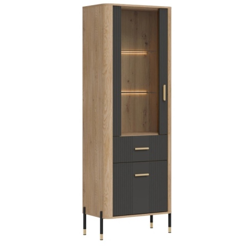 DANTE DT13 WITRYNA L/P - antracyt mat