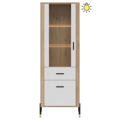DANTE DT13 WITRYNA L/P - biały mat