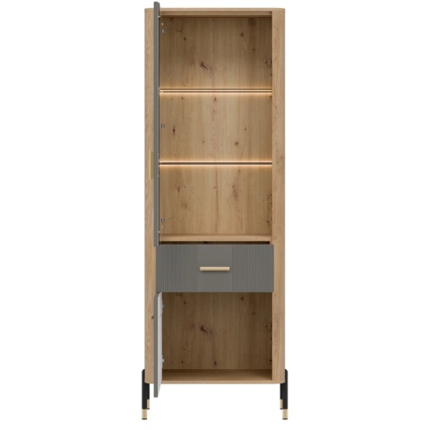DANTE DT13 WITRYNA L/P - szary mat