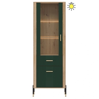 DANTE DT13 WITRYNA L/P - zielony mat