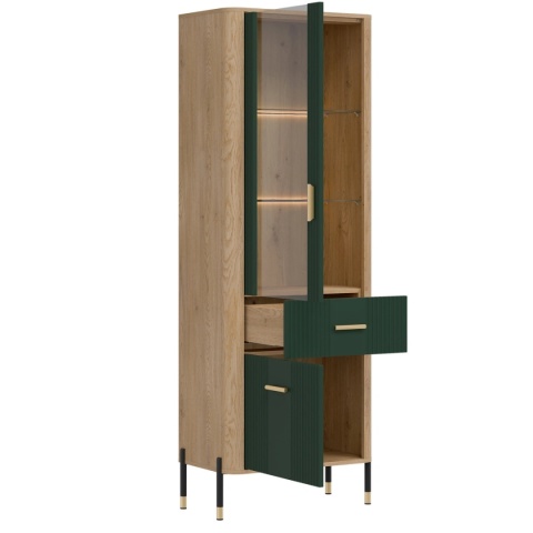 DANTE DT13 WITRYNA L/P - zielony mat