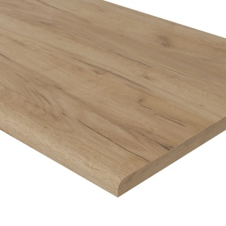 Blat kuchenny Liveo Dąb Craft Złoty 28 mm - 60 × 60 cm
