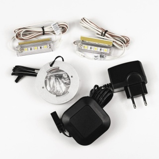 Zestaw LED COLIN CN06 - 1x SPACE + 2x GAMA 3S 60 mm, białe ciepłe