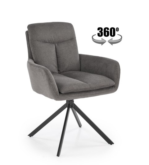 K536 krzesło popielaty